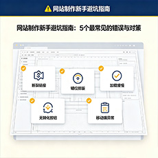 郑州建站-网站制作新手避坑指南：5个最常见的错误与对策