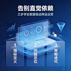 二七建站-告别直觉依赖：三步学会数据驱动网站运营