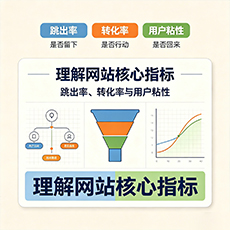 郑州建站-理解网站核心指标:跳出率、转化率与用户粘性